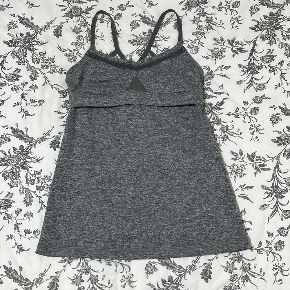 Lululemon grey tank top